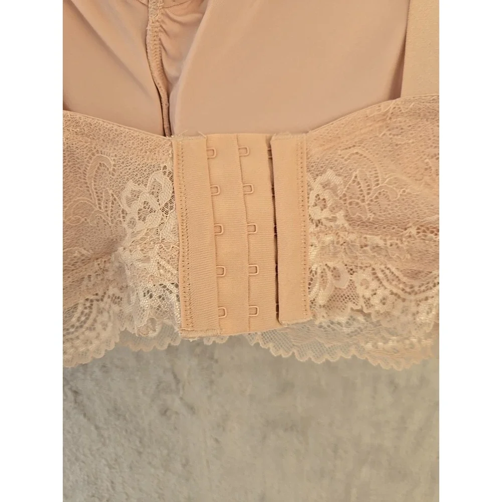 Secret Treasures Full Figure Size 3X Bralette Lot Of 3 - 2 Suntan, 1 Pebble Gray